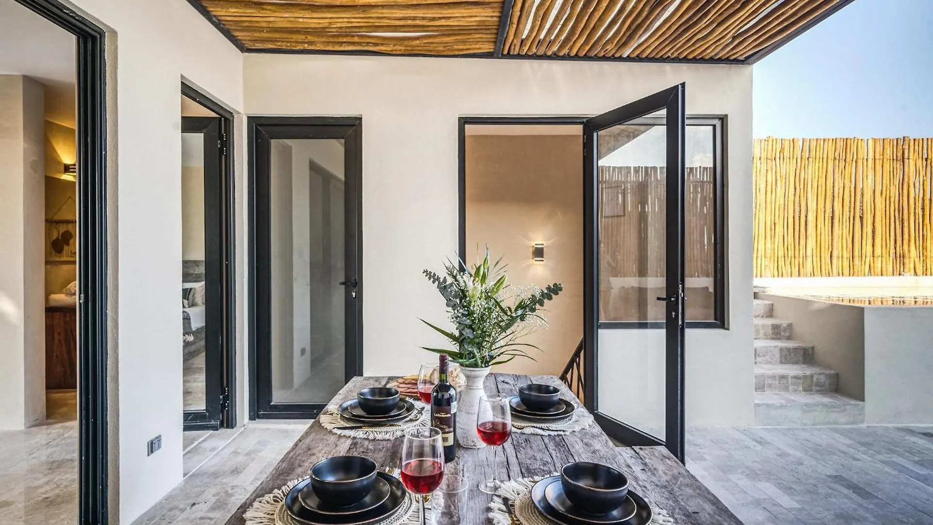アパート トゥルム3Br Panoramic Ph W Sunset, Terrace, Private Poolアパートメント メキシコ