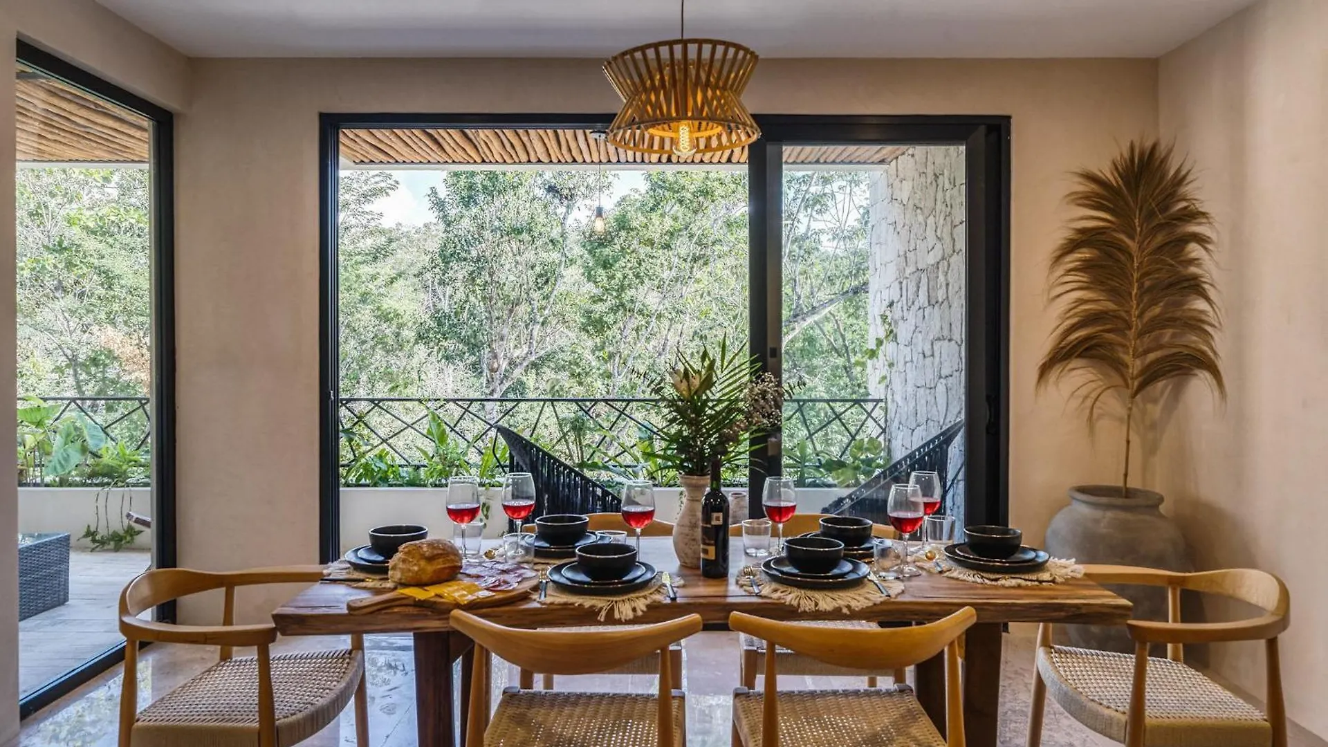 トゥルム3Br Panoramic Ph W Sunset, Terrace, Private Poolアパートメント メキシコ